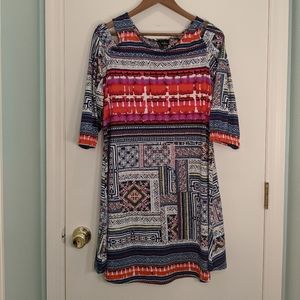 New Directions Peekaboo Shoulder Dress Size M